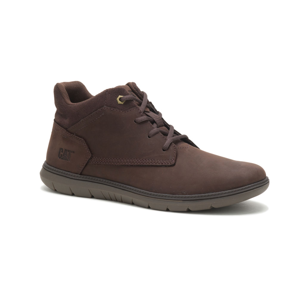 Men's Caterpillar Roamer Mid 2.0 Trainers Coffee Ireland UFIB19265